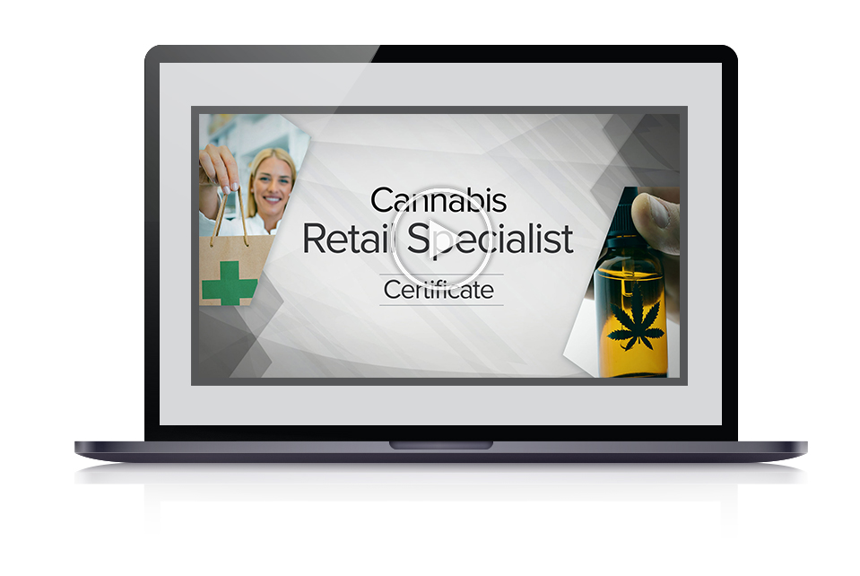 Retail Webinar on laptop